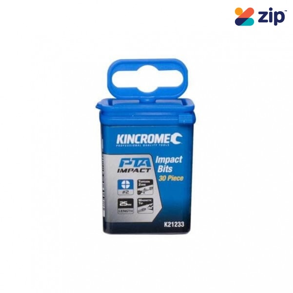 Kincrome K21233 - 25mm 30 Piece Phillips #2 Impact Bit