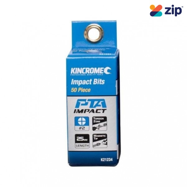 Kincrome K21234 - 25mm 50 Piece Phillips #2 Impact Bit Drill/Driver Bit Sets