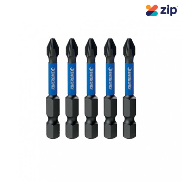 Kincrome K21236 - 50mm 5 Piece Phillips #2 Impact Bit 