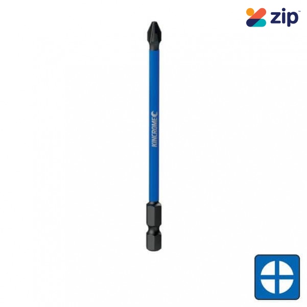 Kincrome K21246 - 100mm 1 Piece Phillips #2 Impact Bit Drill Bits