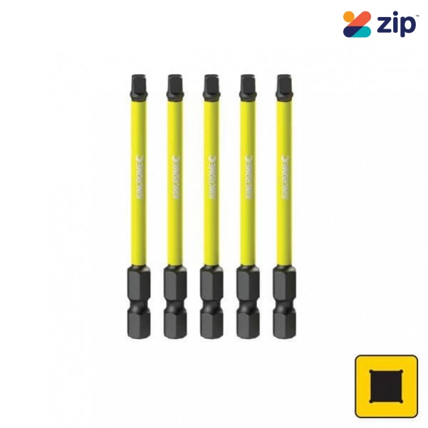 Kincrome K21284 - 75mm 5 Piece Square #2 Impact Bit