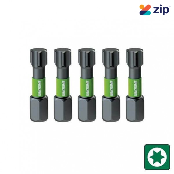 Kincrome K21369 - T10 25mm 5 Piece TORX Impact Bit Drill/Driver Bit Sets
