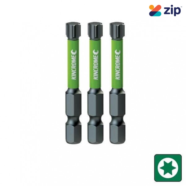 Kincrome K21370 - T10 50mm 3 Piece TORX Impact Bit Drill/Driver Bit Sets