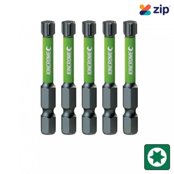 Kincrome K21391 - T20 50mm 5 Piece TORX Impact Bit Drill/Driver Bit Sets