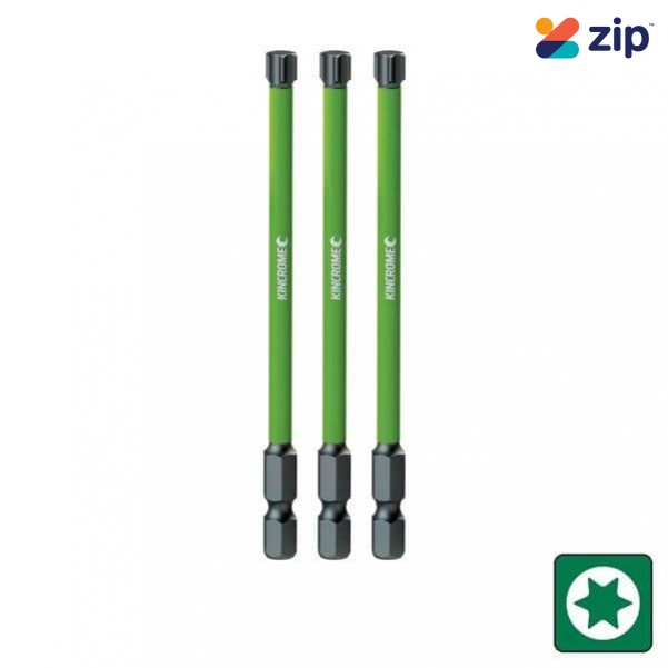 Kincrome K21413 - T25 100mm 3 Piece TORX Impact Bit Drill/Driver Bit Sets