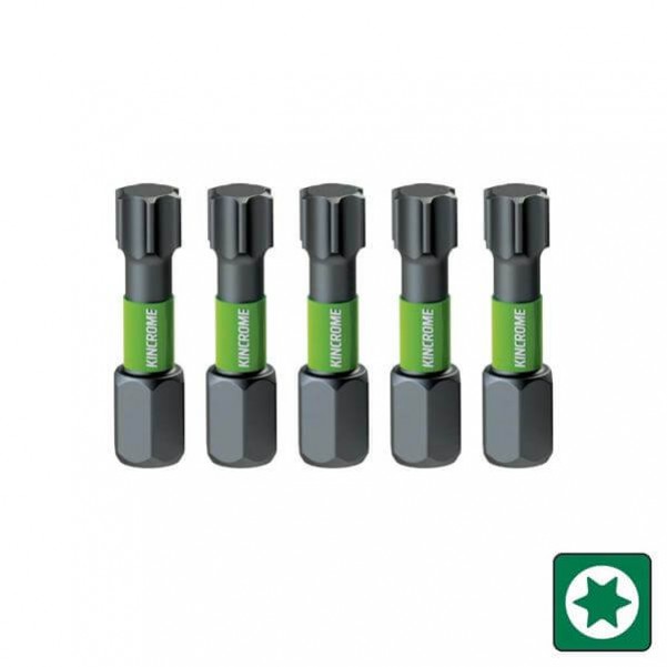 Kincrome K21426 - T30 25mm 5 Piece TORX Impact Bit Drill/Driver Bit Sets