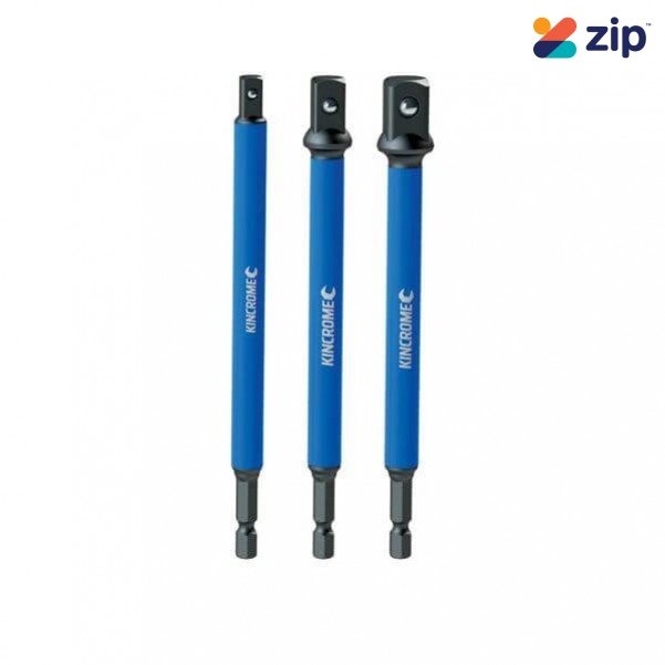 Kincrome K21514 - 3 Piece 150mm Mixed Pack Impact Socket Driver Adaptor Sockets & Accessories