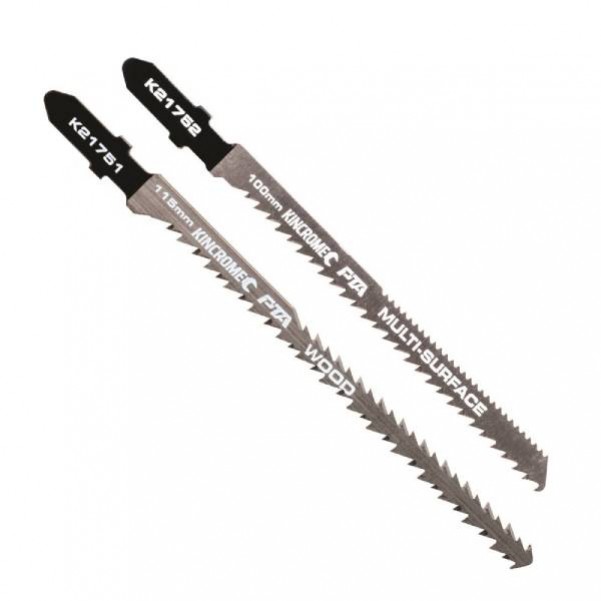 Kincrome K21650 - 115mm 8-11.5 TPI 2 Piece Double Edge Jigsaw Blade Combo Jigsaw Accessories