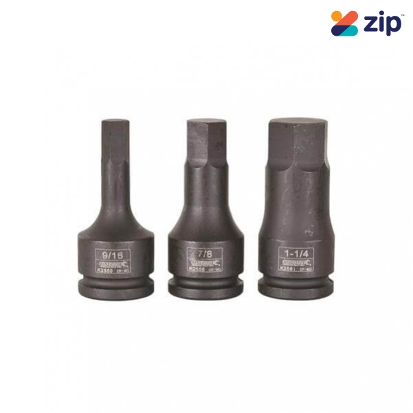 Kincrome K2552 - 11/16" x 100mm 3/4" Drive Hex Impact Socket Sockets & Accessories