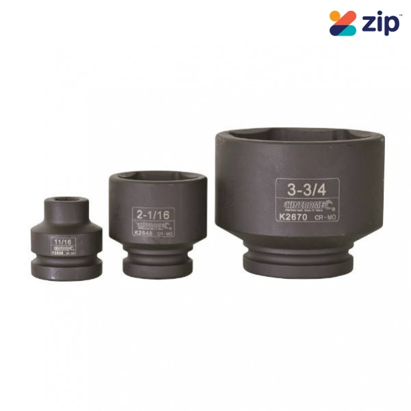 Kincrome K2653 - 1" Drive 2-3/8" 6-Point Impact Socket