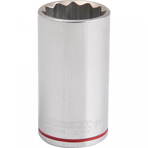 Kincrome K26590 - 1" Square Drive Mirror Polish Imperial Deep Socket Sockets & Accessories