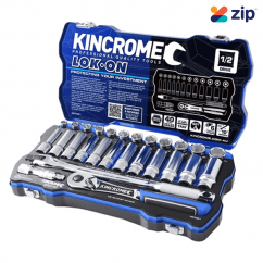 Kincrome K27021 - 28 Piece 1/2" Sqare Drive LOK ON Socket Set - Metric