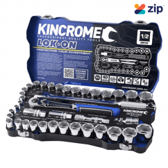 Kincrome K27022 - 41 Piece 1/2" Square Drive LOK ON Socket Set - Imperial & Metric