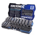 Kincrome K27074 - LOK-ON 24 PCE 1/2" Square Drive Impact Socket Set - Metric