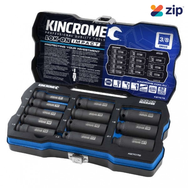 Kincrome K27078 - Metric LOK-ON 12 Piece 3/8