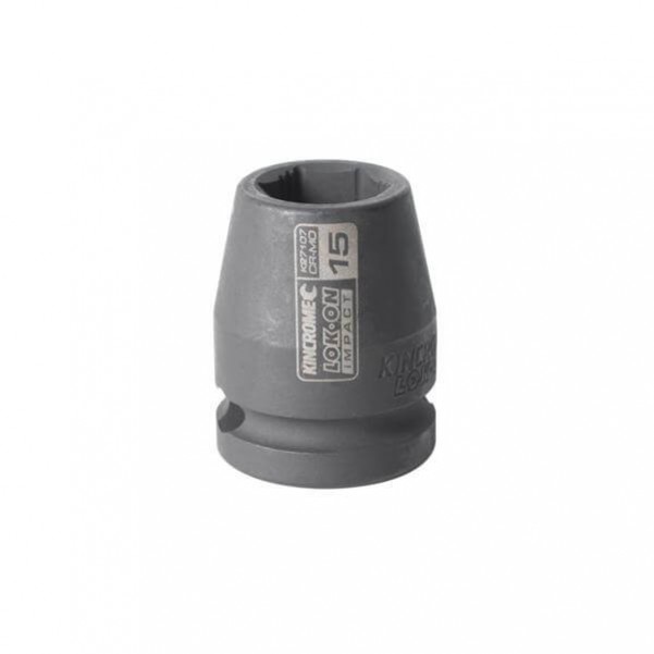 Kincrome K27107 - 15mm 1/2" Drive LOK-ON Impact Socket