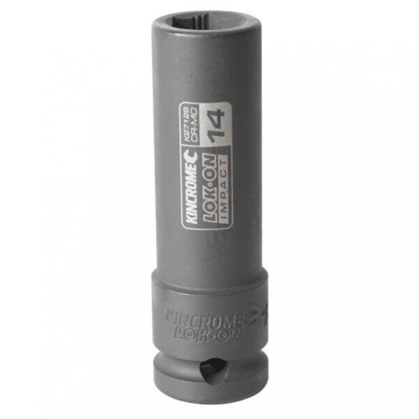 Kincrome K27126 - 14mm 1/2" Drive LOK-ON Deep Impact Socket