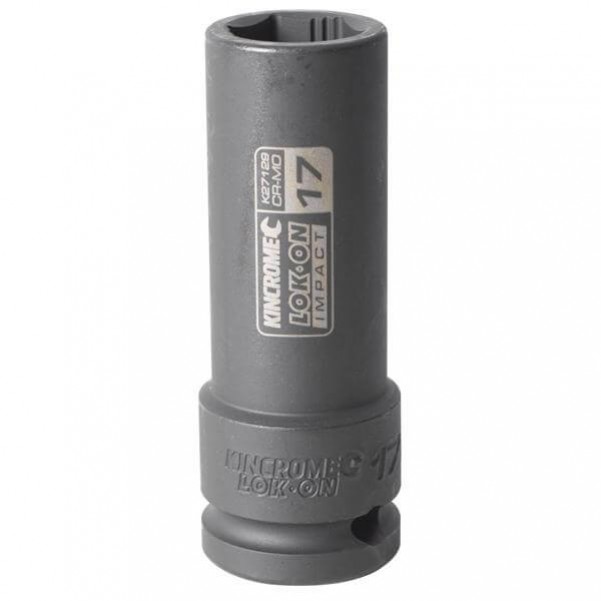 Kincrome K27129 - 17mm 1/2" Drive LOK-ON Deep Impact Socket