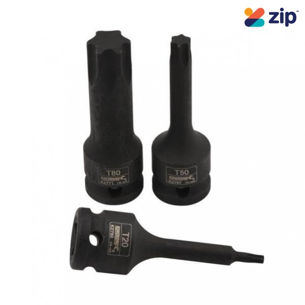 Kincrome K2771 - T80 x 78mm 1/2" Drive TORX Impact Socket Sockets & Accessories