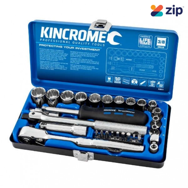 Kincrome K28011- 39 Piece 3/8" Drive Metric Imperial Socket Set