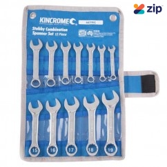 Kincrome K3039 - 12 Piece Stubby Combination Spanner Set Metric