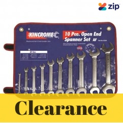 Kincrome K3041 - 10 Piece Open End Imperial Spanner Set Spanner