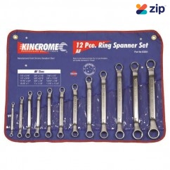 Kincrome K3051 - 12 Piece AF Ring Spanner Set