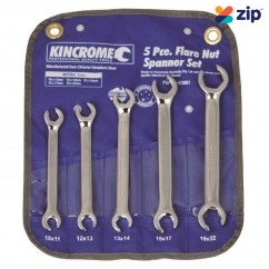 Kincrome K3061 - 5 Piece Metric Flare Nut Spanner