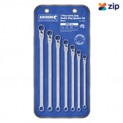 Kincrome K3077 - 7 Piece Extra Long Drive Double Ring Spanner Set