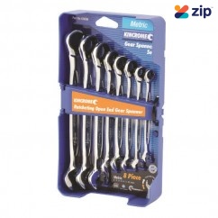 Kincrome K3098 - 8 Pce Metric Ratcheting Open End Gear Spanner Set