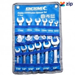 Kincrome K3133 - 12 Piece Stubby Combination Spanner Set