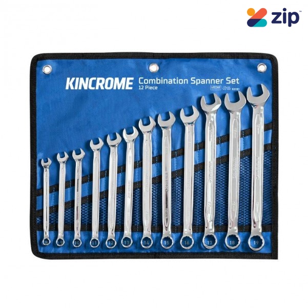 Kincrome K3181 - 12 Piece Metric Combination Spanner Set