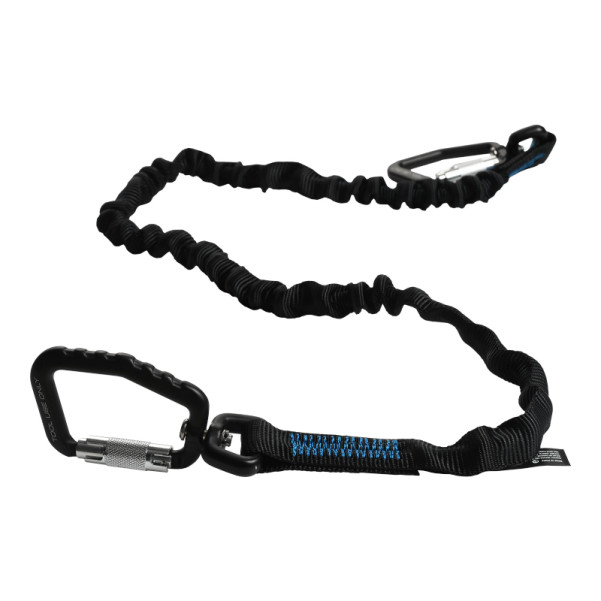Kincrome K3618 - 110cm Two Carabiners Medium-Duty Tool Tether Safety Equipment Kincrome K3618 - 110cm Two Carabiners Medium-Duty Tool Tether Safety Equipment