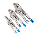 Kincrome K40078 - 3pce Long Nose & Curved Jaw Locking Plier Set Plier Kincrome K40078 - 3pce Long Nose & Curved Jaw Locking Plier Set Plier