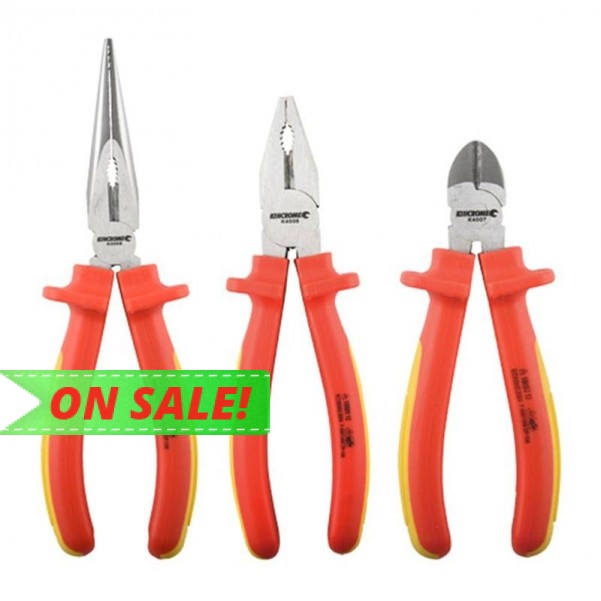 Kincrome K4009 - 3 Piece VDE Pliers Set Plier