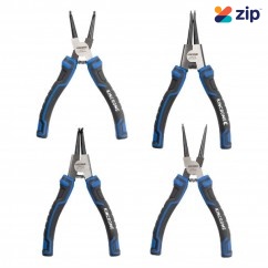 Kincrome K4229 - 4 Pieces 175mm (7") Soft-Grip Circlip Plier Set