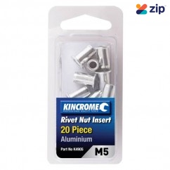 Kincrome K4905 - 20 Piece M5 Aluminum Rivet Nut Insert