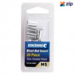 Kincrome K4955 - M5 (Zinc Coated Steel) 20 Pack Rivet Nut Insert