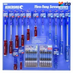 Kincrome K50032 - 48 Piece Blade & Phillips Thru-Tang Screwdriver Merchandiser Screwdriver Sets