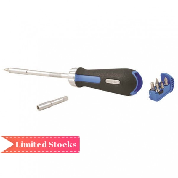 Kincrome K5017 - 9 Piece Ratcheting Screwdriver Screwdriver