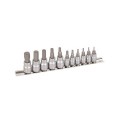 Kincrome K5023 - 1/4 & 3/8" Square Drive 11 Piece Hex Socket Set