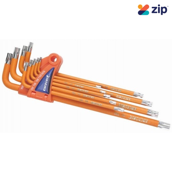 Kincrome K5044 - 9 Piece Long Series Tamperproof Torx Set Hex & Torx Key