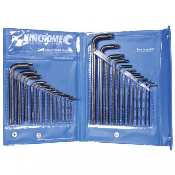 Kincrome K5055 - 25 Piece TORX & Tamperproof TORX Set Hex & Torx Key
