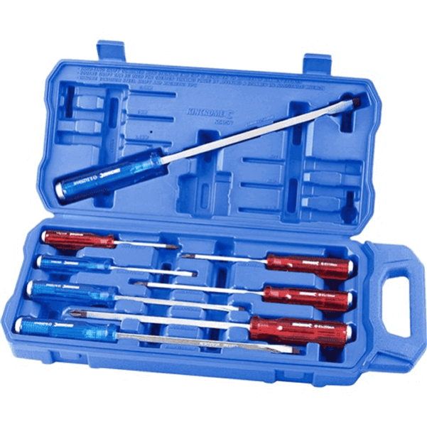 Kincrome K5057 - 8 Piece Thru-Tang Screwdriver Set Screwdriver Kincrome K5057 - 8 Piece Thru-Tang Screwdriver Set Screwdriver