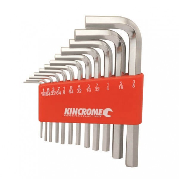 Kincrome K5110 - 12 Piece Imperial Hex Key Set Hex & Torx Key