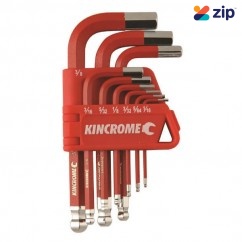 Kincrome K5142 - 9 Piece Short Series Imperial Hex Key & Wrench Set