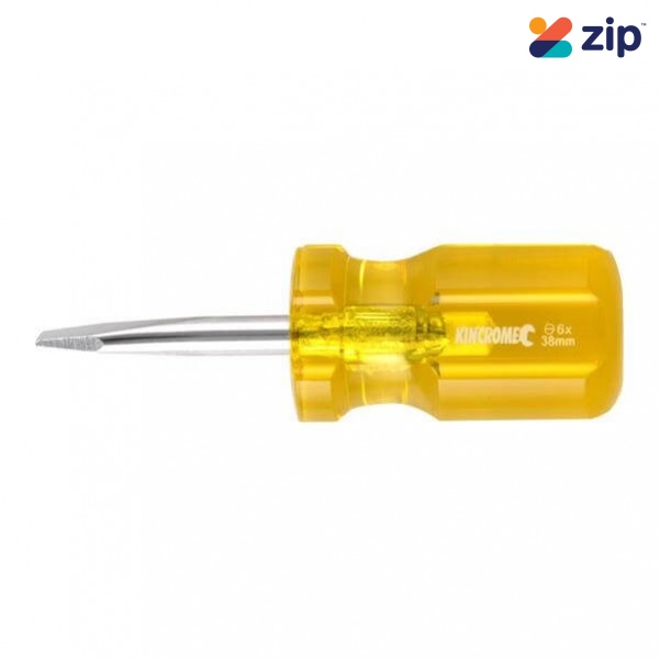 Kincrome K5155 - 6 x 38mm Blade Acetate Screwdriver Screwdrivers