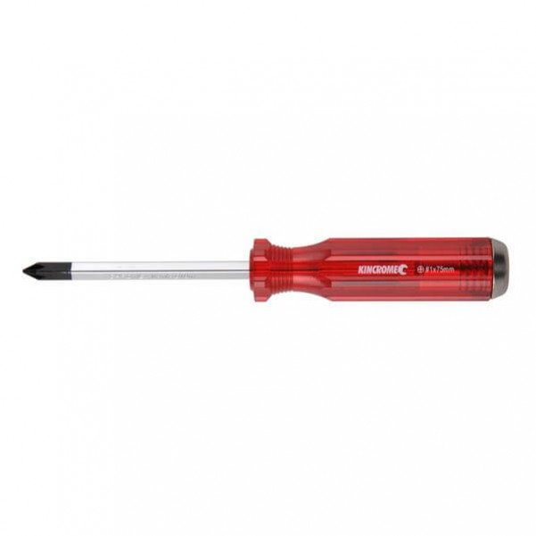 Kincrome K5179 - No.1 x 75mm Phillips Thru-Tang Screwdriver Screwdrivers