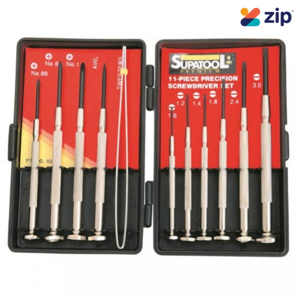 Supatool 5313 - 11 Piece Precision Screwdriver Set
