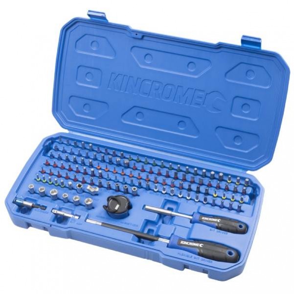 Kincrome K5501 - 128 Piece TORQUEMASTER® Master Bit & Driver Set Drill/Driver Accessories